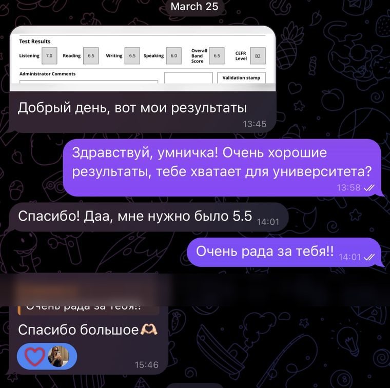 Результат студента X-RAY